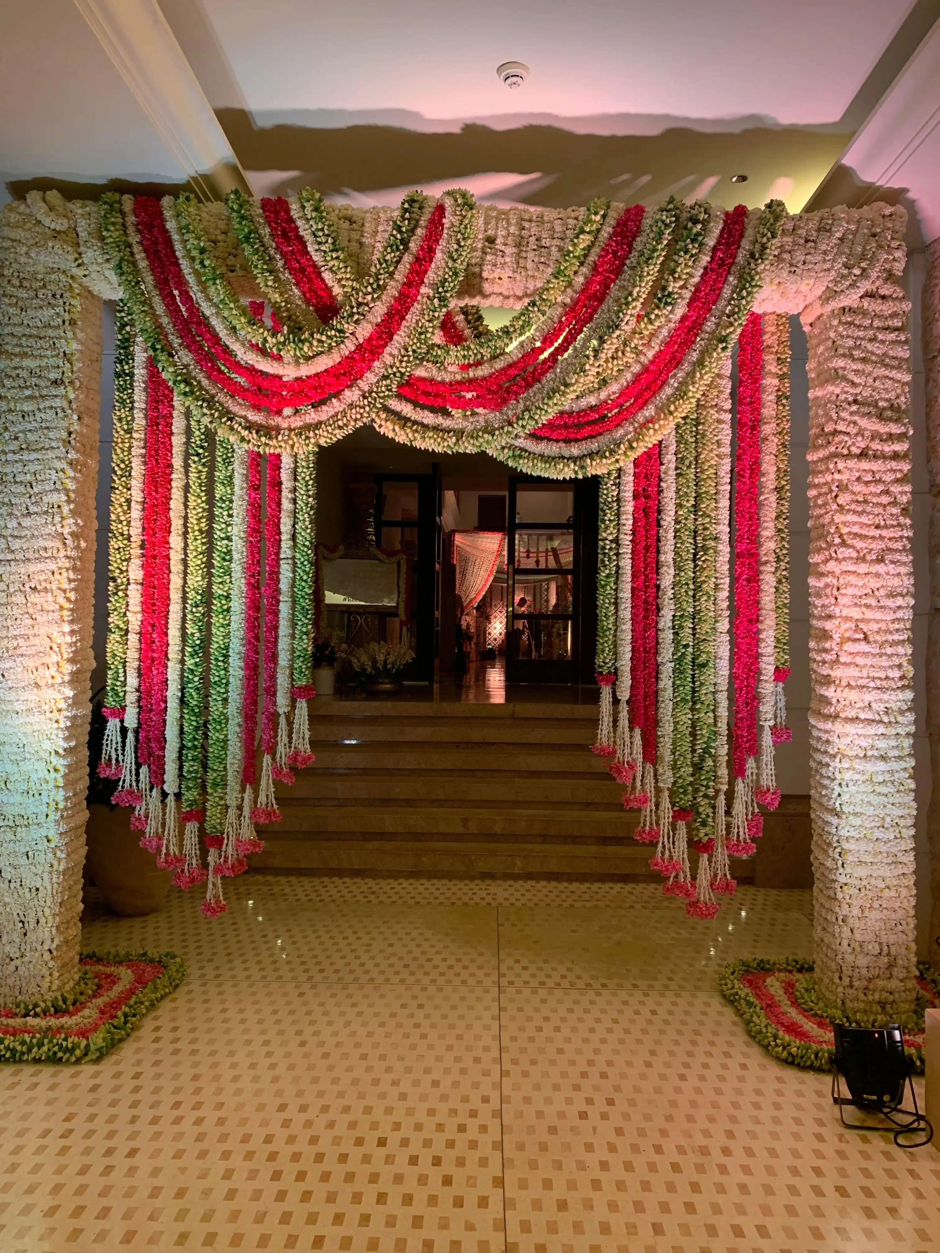 Traditional marigold toran